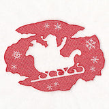 Classic Christmas - Santa's Sleigh (Embossed)