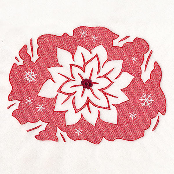 Classic Christmas - Poinsettia (Embossed)