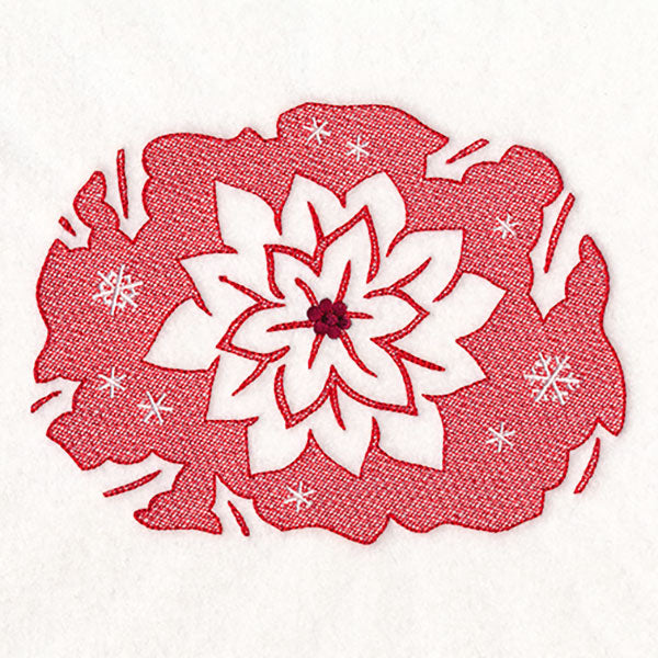 Classic Christmas - Poinsettia (Embossed)