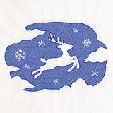 Classic Christmas - Reindeer (Embossed)