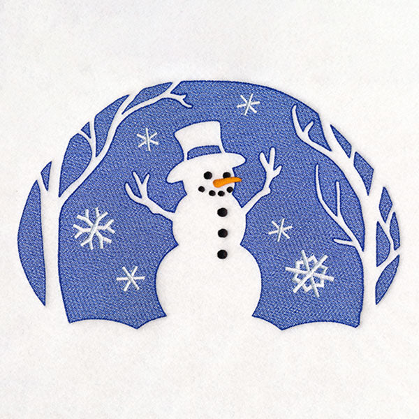 Classic Christmas - Snowman (Embossed)