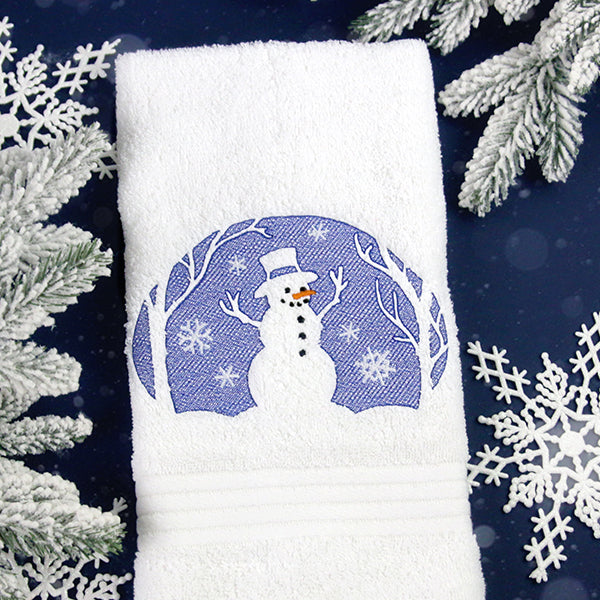Classic Christmas - Snowman (Embossed)