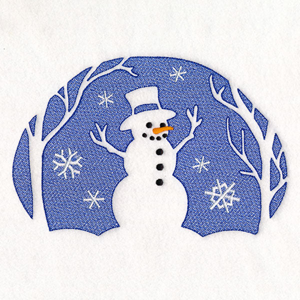 Classic Christmas - Snowman (Embossed)