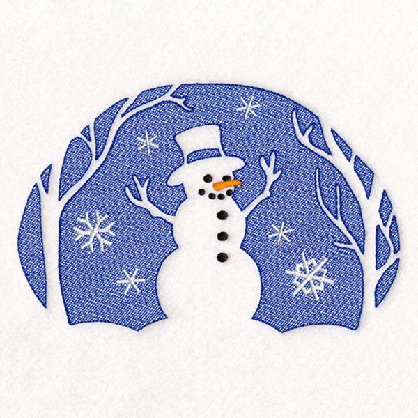 Classic Christmas - Snowman (Embossed)