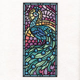 Peacock Stained Glass Panel