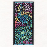 Peacock Stained Glass Panel