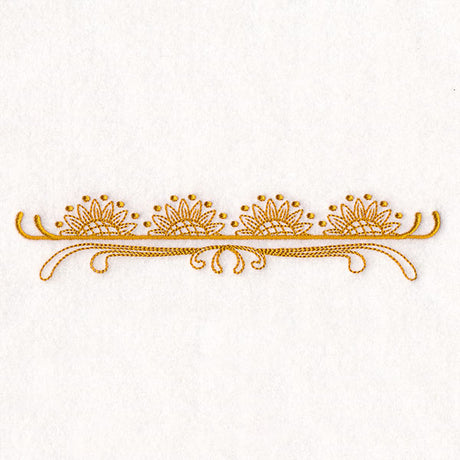 Boho Sunflower Border