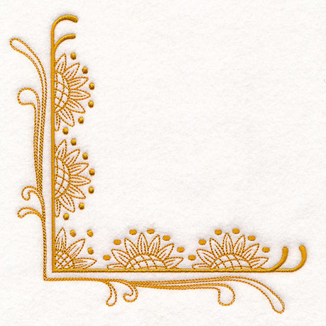 Boho Sunflower Corner