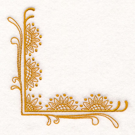 Boho Sunflower Corner