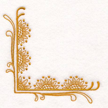 Boho Sunflower Corner