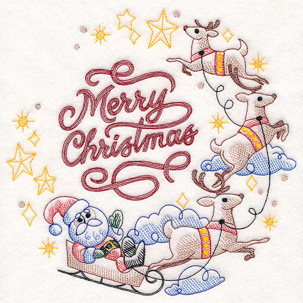 Santa's Flight Wreath