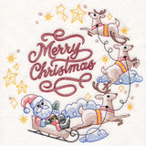 Santa's Flight Wreath