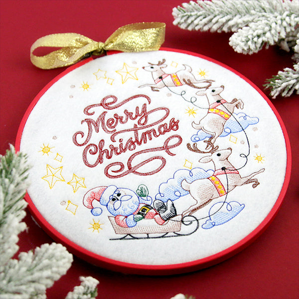 Santa's Flight Wreath