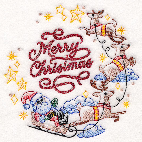 Santa's Flight Wreath