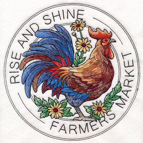 Rise and Shine Rooster Stamp
