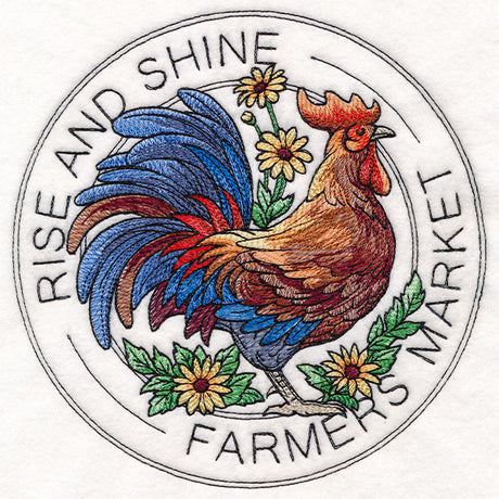 Rise and Shine Rooster Stamp