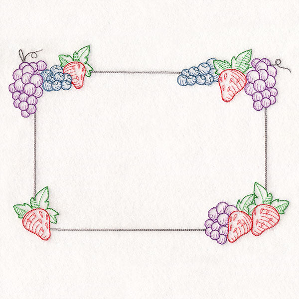 Fresh Fruit Quilt Label