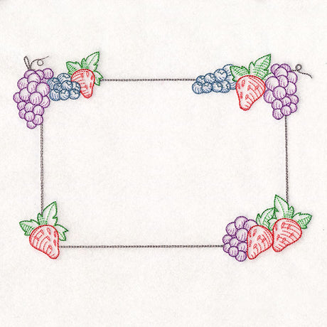 Fresh Fruit Quilt Label