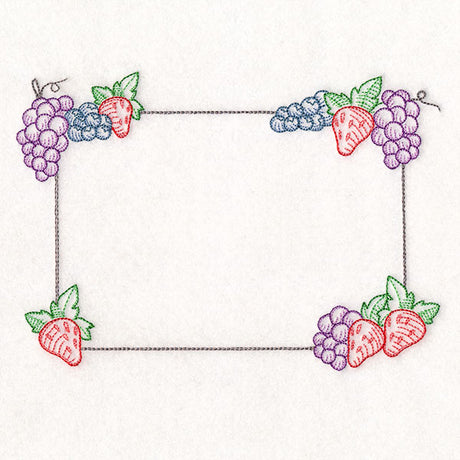 Fresh Fruit Quilt Label