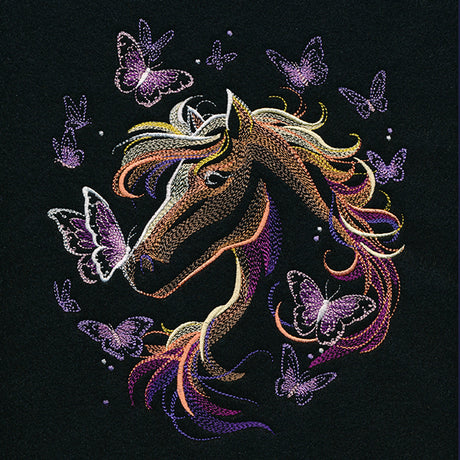 Butterflies & Magic Horse