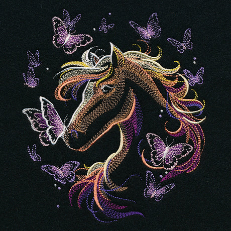 Butterflies & Magic Horse
