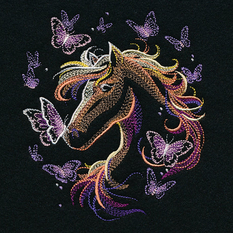 Butterflies & Magic Horse