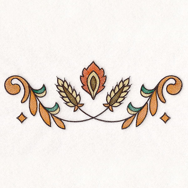 Harvest Folk Art Border