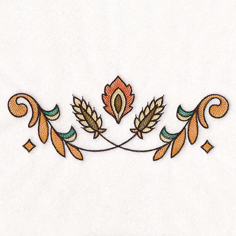 Harvest Folk Art Border
