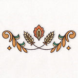 Harvest Folk Art Border