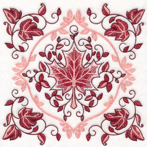 Autumn Square Moment - Maple Leaf