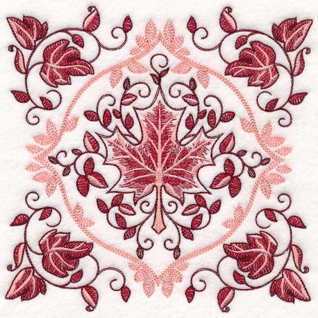 Autumn Square Moment - Maple Leaf