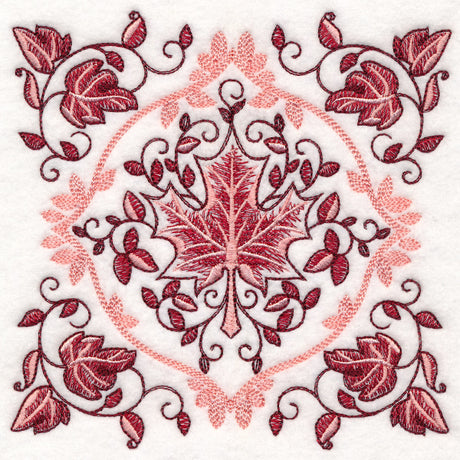 Autumn Square Moment - Maple Leaf