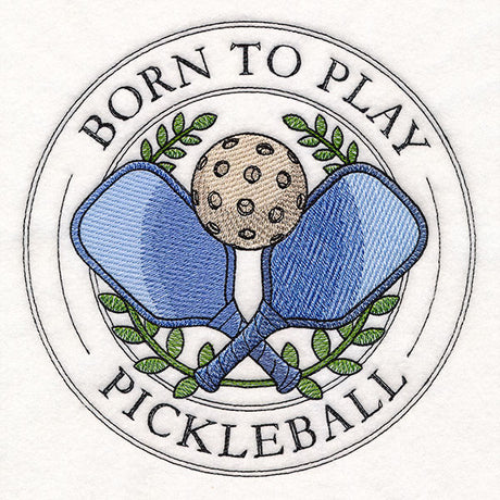 Born to Play Pickleball Stamp