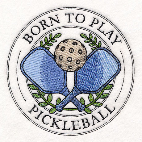 Born to Play Pickleball Stamp