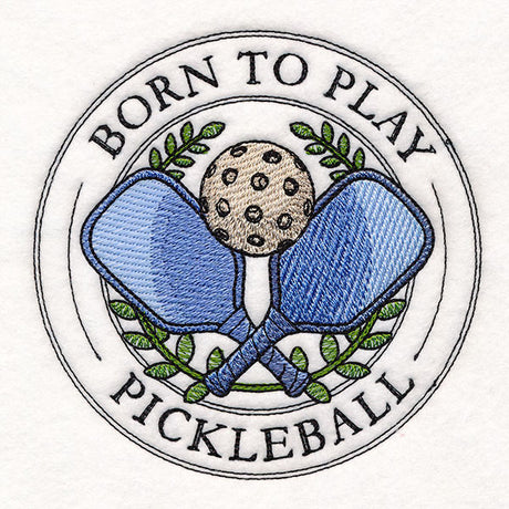 Born to Play Pickleball Stamp