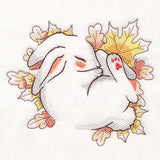 Soft Sleepy Autumn Bunny