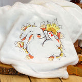 Soft Sleepy Autumn Bunny