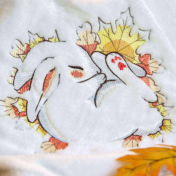 Soft Sleepy Autumn Bunny