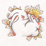 Soft Sleepy Autumn Bunny