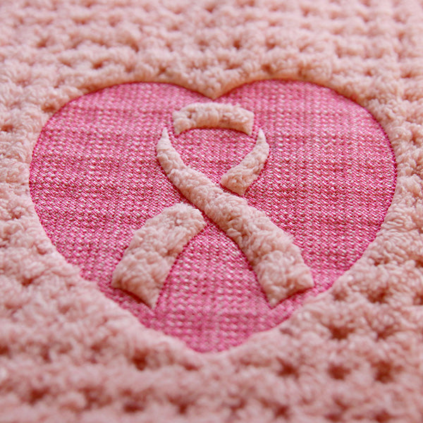 Awareness Ribbon Heart (Embossed)