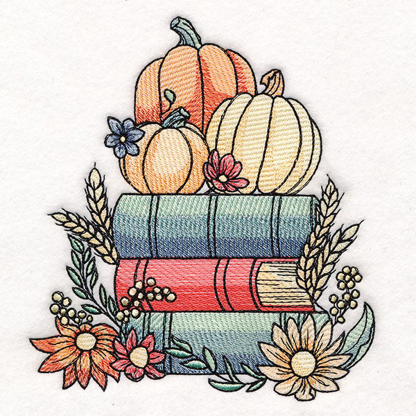 Snuggle Into Autumn Book Stack
