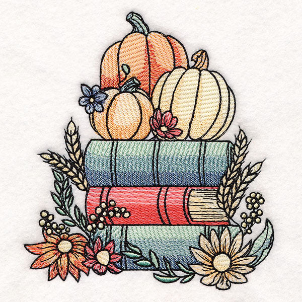 Snuggle Into Autumn Book Stack