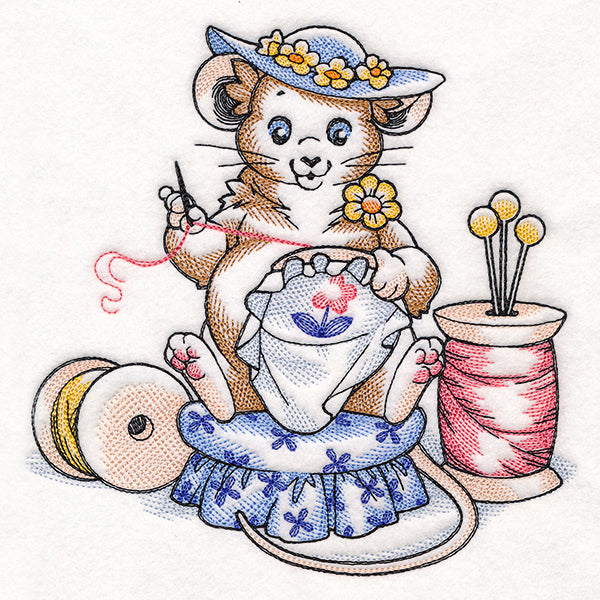 Hand Embroidery Mouse