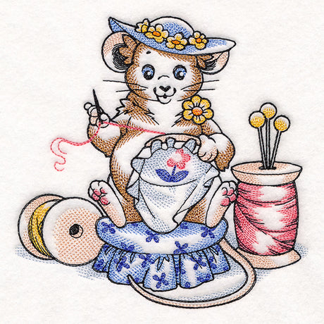 Hand Embroidery Mouse