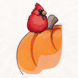 Sweet Cardinal and Pumpkin