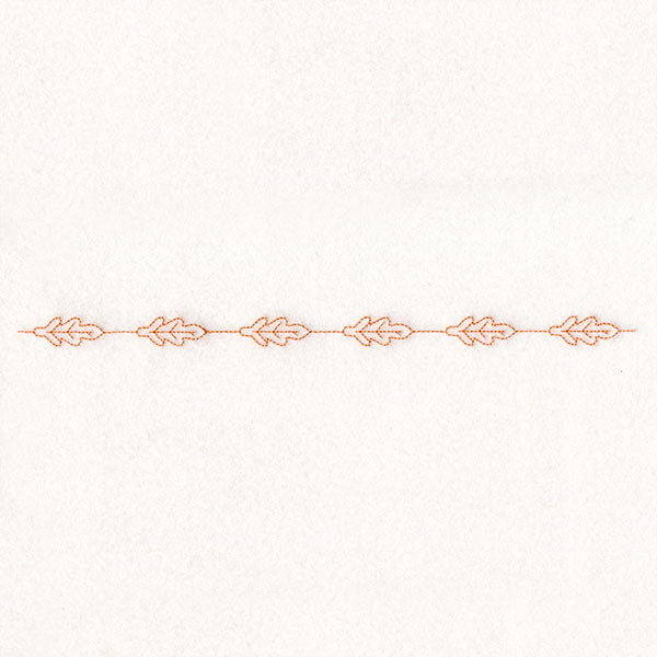 Fall into Autumn Border - Oak Leaf