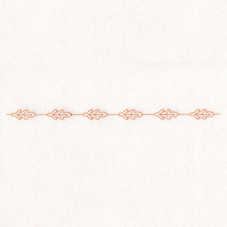 Fall into Autumn Border - Oak Leaf