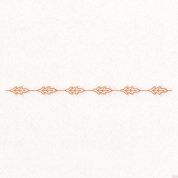 Fall into Autumn Border - Oak Leaf