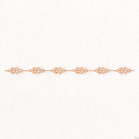 Fall into Autumn Border - Oak Leaf