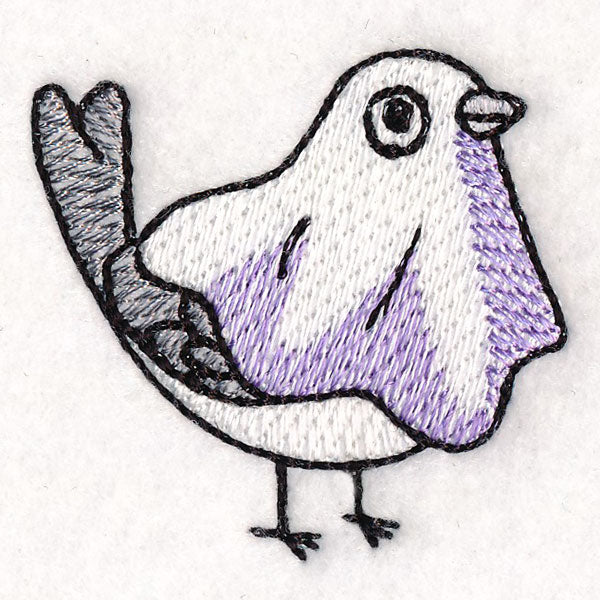 Halloween Chickadee - Ghost